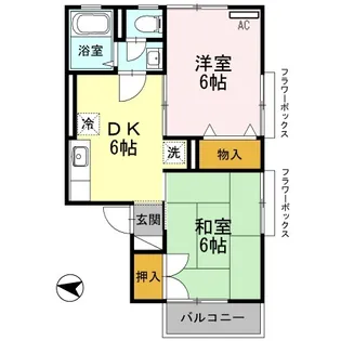 セジュール黒田【2階】の間取り
