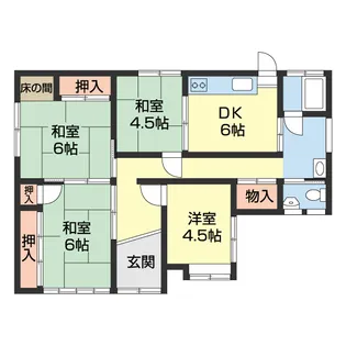 和歌山県和歌山市西浜【一戸建】の間取り
