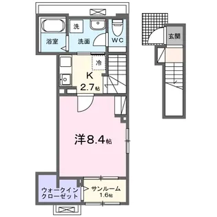 マルコ 高松【2階】の間取り