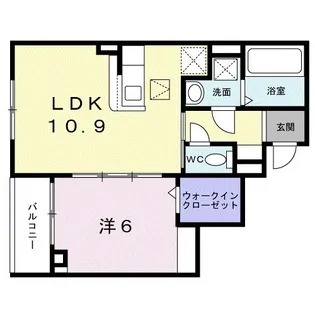 ヒカルサ和歌山本町【1階】の間取り