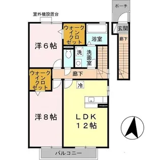 Phrase Hayashi(フレーズ ハヤシ)【2階】の間取り