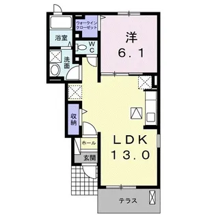 セレッソ・アンジュⅡ【1階】の間取り
