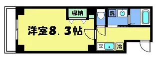 フラッティ西陣【4階】の間取り