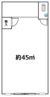 アビリティ桂【テナント西側号室】の間取り