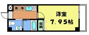 ディアネス西院【1階】の間取り