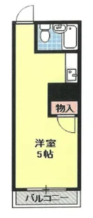 ワークスマンション【2階】の間取り