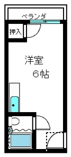 ワークスマンション【2階】の間取り