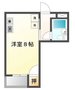 グロリアス杉本【3階】の間取り