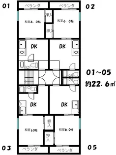 Stable勧修寺【4階】の間取り