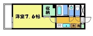 フラッティ西大路花屋町【2階】の間取り