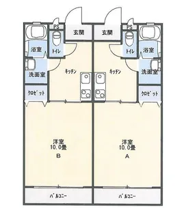 Stable上玄京【1階】の間取り