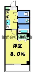フラッティ龍大南【4階】の間取り