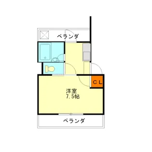 カーサ下鴨【2階】の間取り