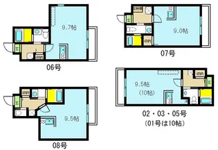 フラッティ北山【3階】の間取り