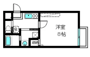 仮)フラッティ烏丸十条(全17室)【306号室】の間取り