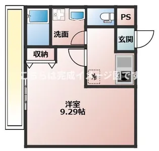 フラッティ西京極【4階】の間取り