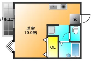 グリーンリーフ5番館【202号室】の間取り