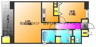 アーバンコート中央町【11階】の間取り