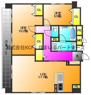 ソフィア21新合川【5階】の間取り