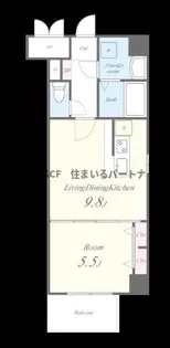 リッツ・アヴェニュー【1階】の間取り