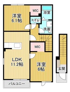 フリーデ【2階】の間取り
