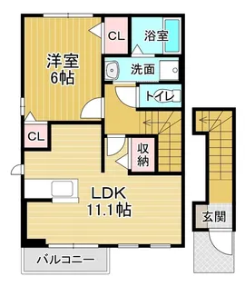 ルーチェ2【2階】の間取り