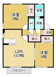 アムール21C【2階】の間取り
