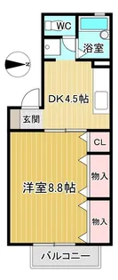 セジュール長尾【2階】の間取り