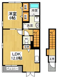 フォルトゥーナ翔1【201号室】の間取り