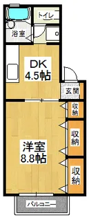 ドミール古川C【2階】の間取り