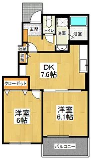 メゾン・M1【1階】の間取り