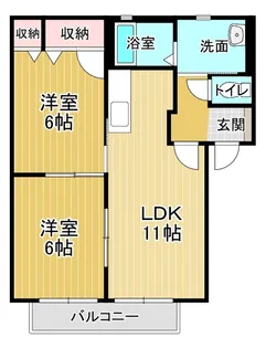 Graceful KAWAUCHI【1階】の間取り