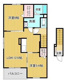 ラグジュアリー1【201号室】の間取り