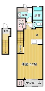 グランデール B【2階】の間取り