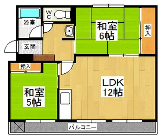 キャメルハイツ【104号室】の間取り