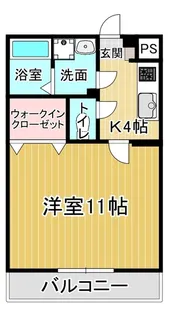 ドミール六番館【303号室】の間取り