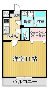ドミール六番館【102号室】の間取り