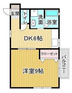 グランデ原【203号室】の間取り