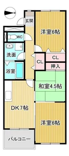 エス・プワール【3階】の間取り