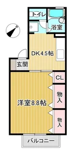 グリーンハイム2【2階】の間取り