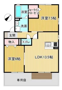 シャルムコート【1階】の間取り