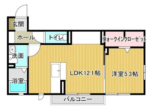 WIT CUBE A【2階】の間取り