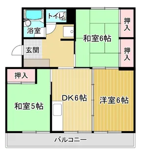 ハイツララポート【506号室】の間取り