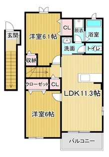 ベーネ【2階】の間取り