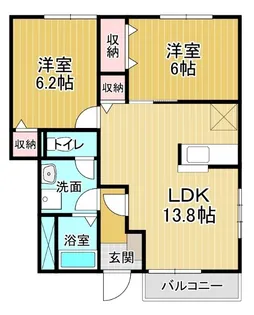 ベイスターC【1階】の間取り