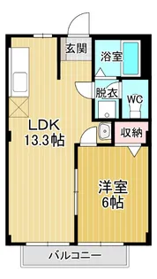 メゾン竹内【1階】の間取り