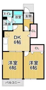 ラス・ティック【1階】の間取り