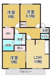 メゾン・リヴェールD棟【1階】の間取り