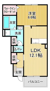 エスポワール・藍【1階】の間取り