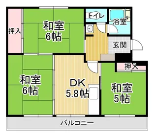 キャメルハイツ【301号室】の間取り